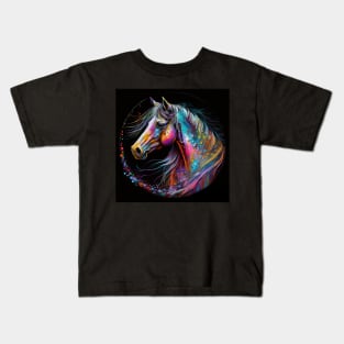 Rainbow Horse Kids T-Shirt